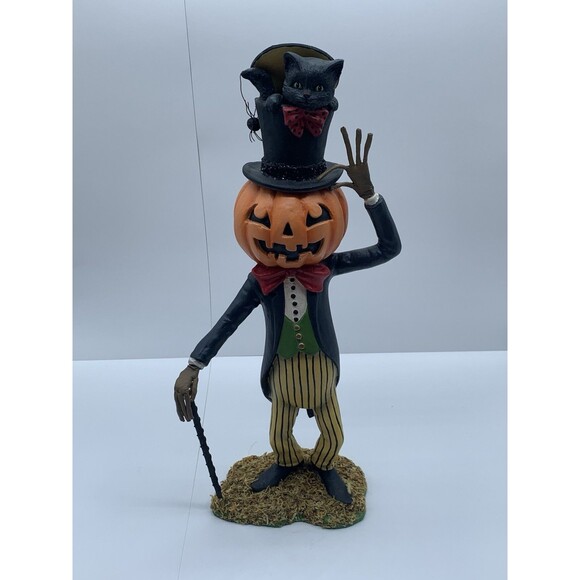 BETHANY LOWE-HALLOWEEN-JAUNTY JACK TOP HAT SURPRISE FIGURINE - Picture 1 of 8